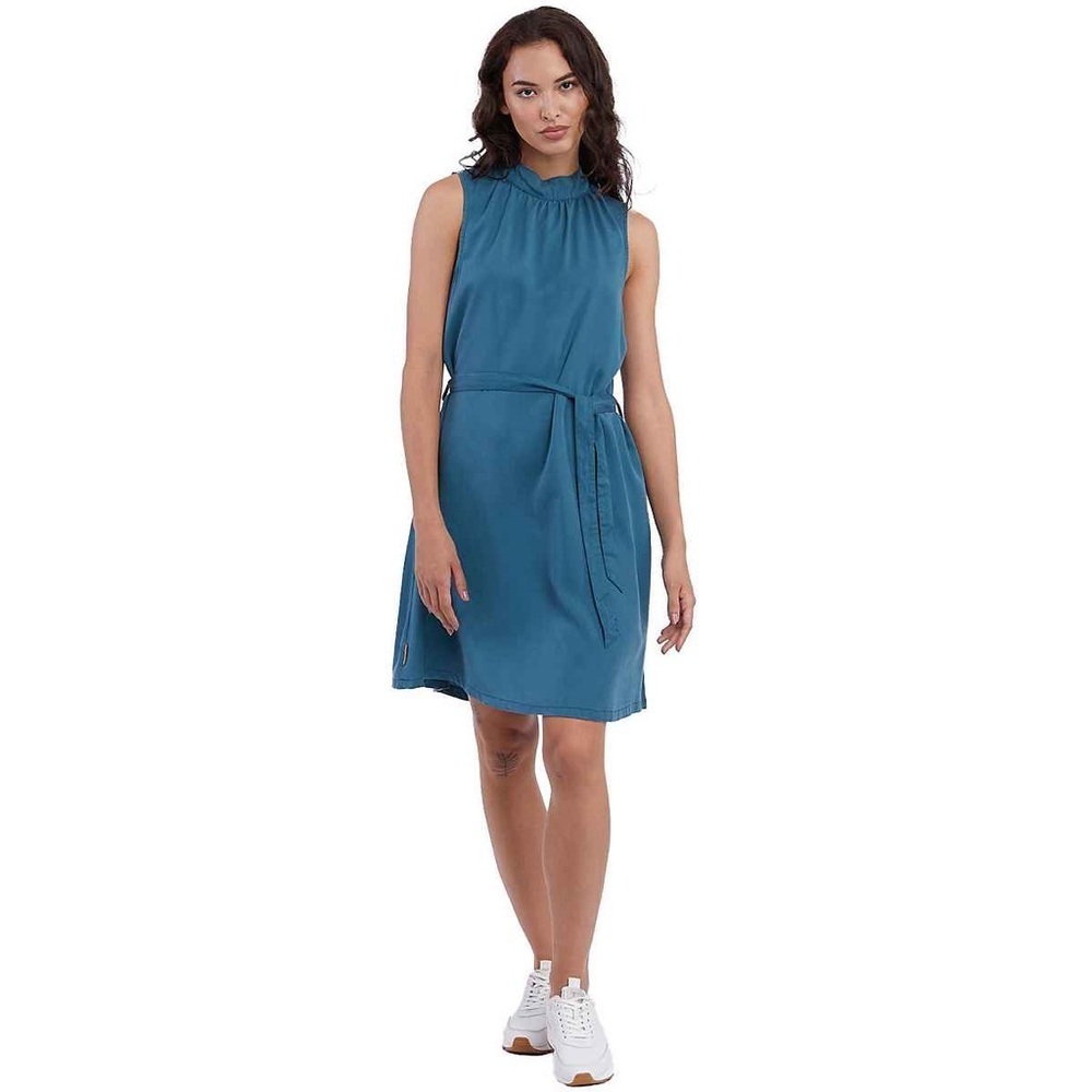 RAGWEAR Angyc Organic Dress Lyocell in Petrol